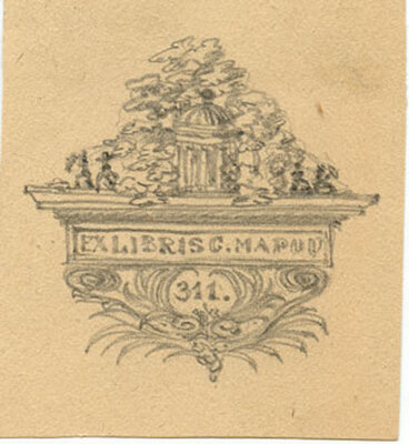 Васильев Валентин Михайлович. Лот из восьми линогравюр из цикла «По пушкинским местам» с приложением рукописного письма, адресованного автором М. Трухницому: